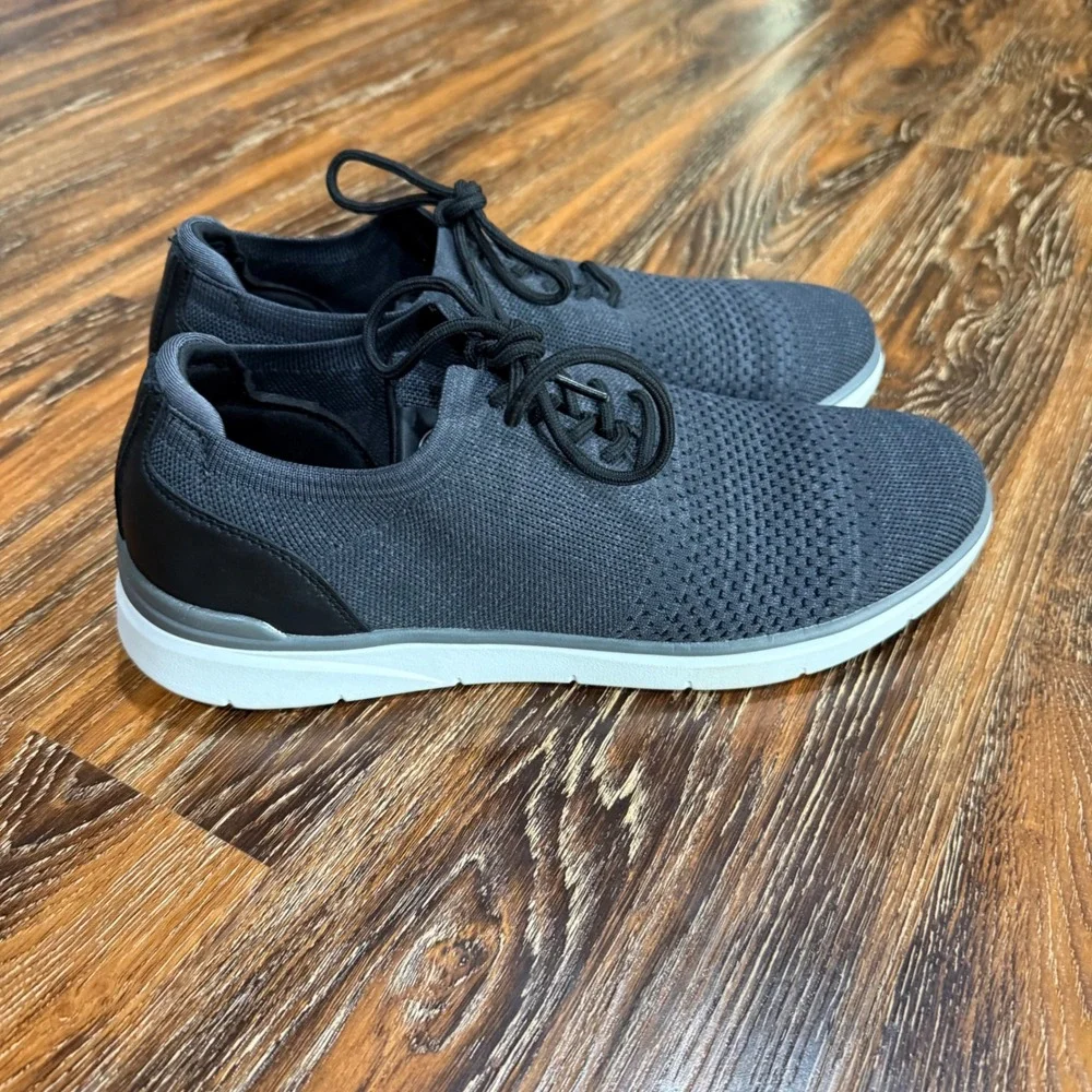 Flag & Anthem Alsey Knit Shoes Grey Mens 10 SP24FW057 Business Casual Sneakers